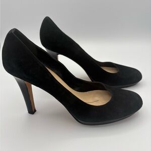 Kate Spade Black Suede Heels